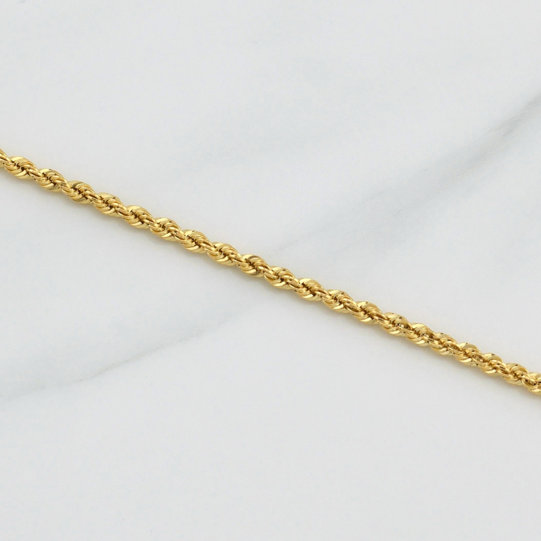Rope Chain 5.1g / 24 in / 2.75mm Yellow Gold 18K