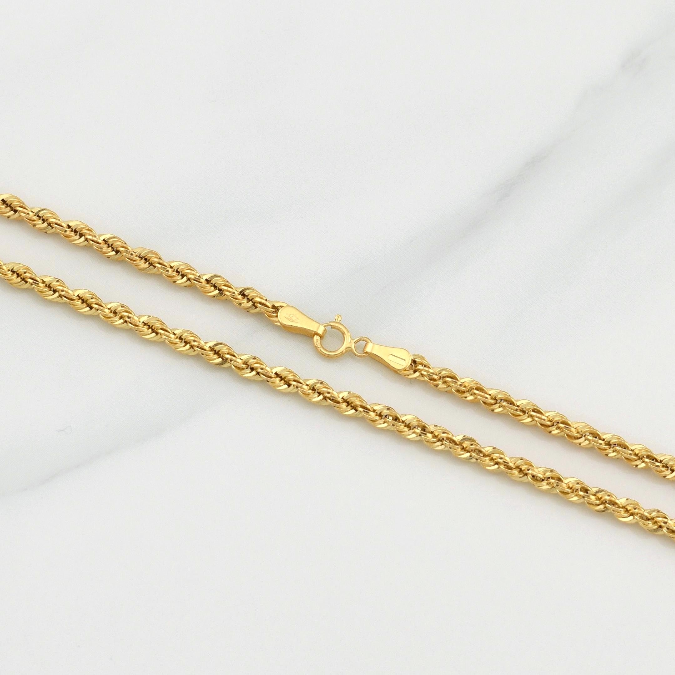 Rope Chain 5.1g / 24 in / 2.75mm Yellow Gold 18K