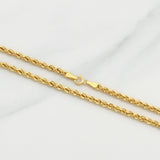 Rope Chain 5.25g / 24 in / 2.75mm Yellow Gold 18K