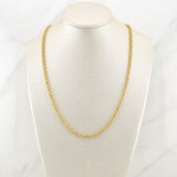 Rope Chain 5.1g / 24 in / 2.75mm Yellow Gold 18K