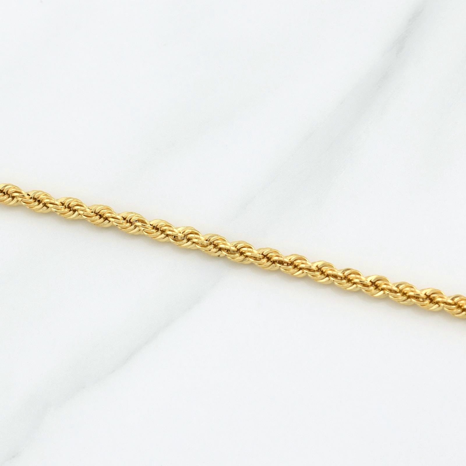 Rope Chain 7.9g / 24 in / 3.25mm Yellow Gold 18K