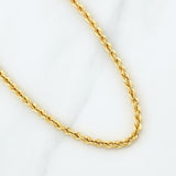 Rope Chain 7.95g / 24 in / 3.25mm Yellow Gold 18K