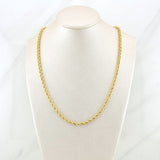 Rope Chain 7.9g / 24 in / 3.25mm Yellow Gold 18K