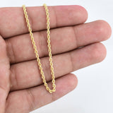 Rope Chain 3.55g / 24 in / 2.15mm Yellow Gold 18K
