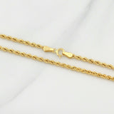 Rope Chain 3.6g / 24 in / 2.15mm Yellow Gold 18K