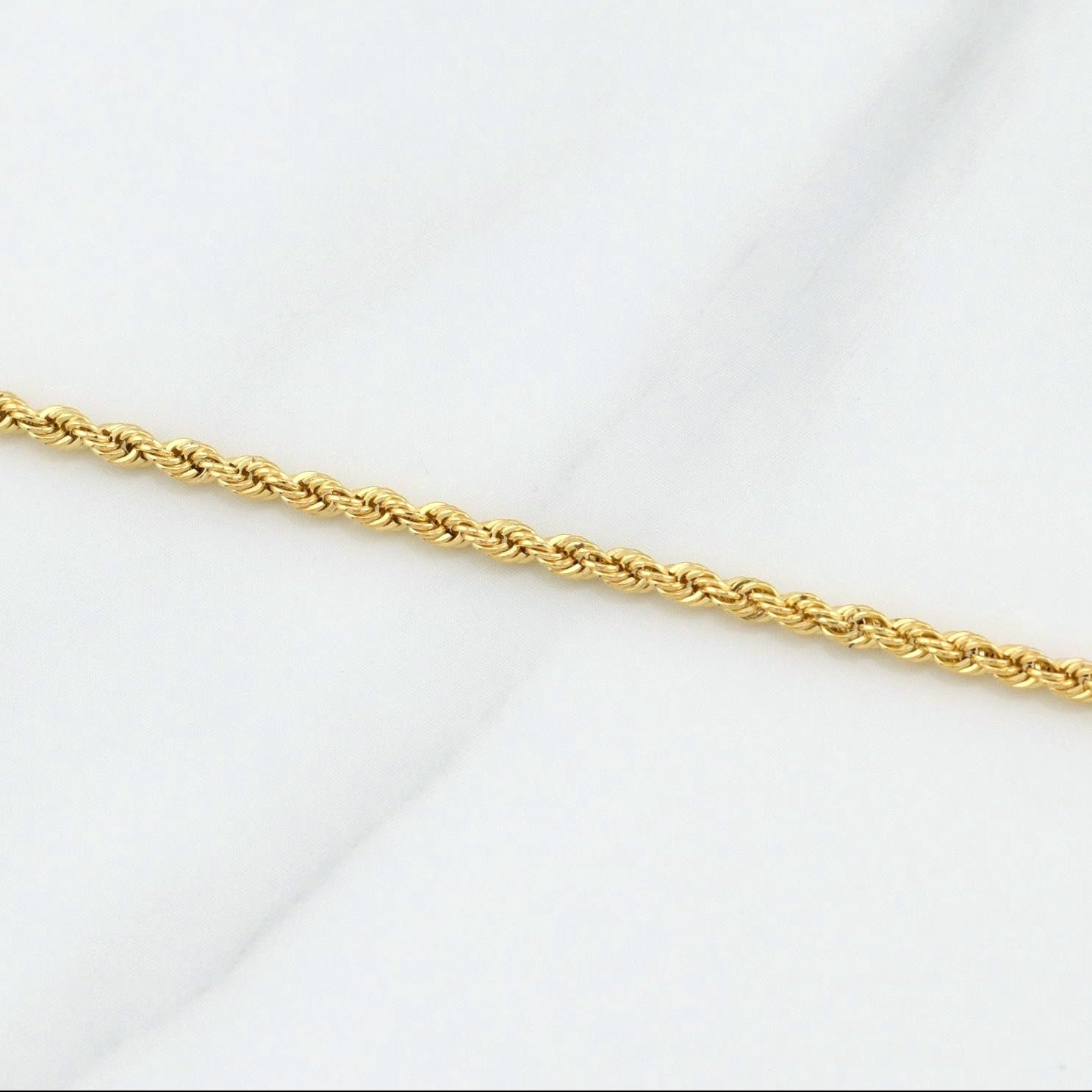 Rope Chain 3.55g / 24 in / 2.15mm Yellow Gold 18K