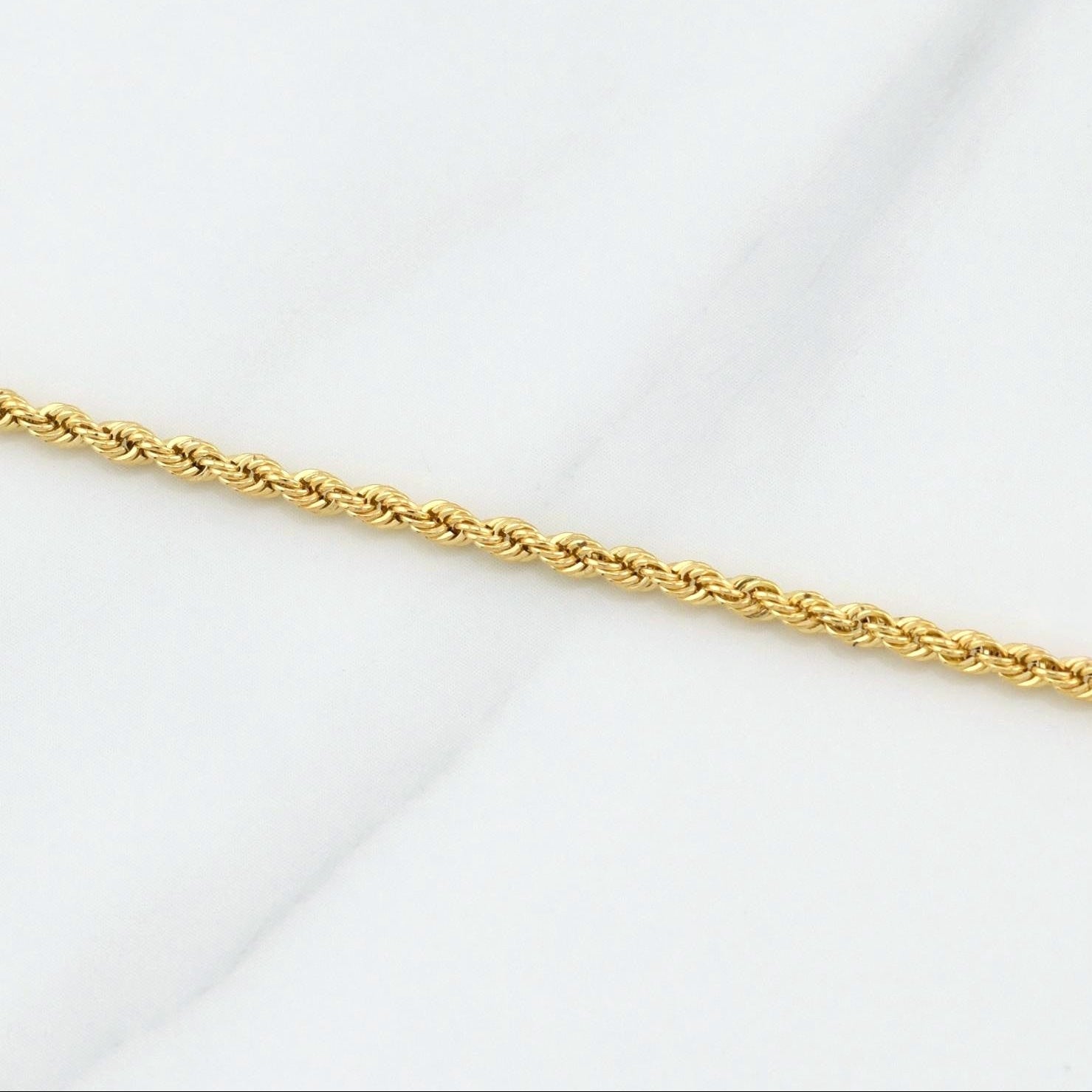 Rope Chain 3.45g / 24 in / 2.15mm Yellow Gold 18K