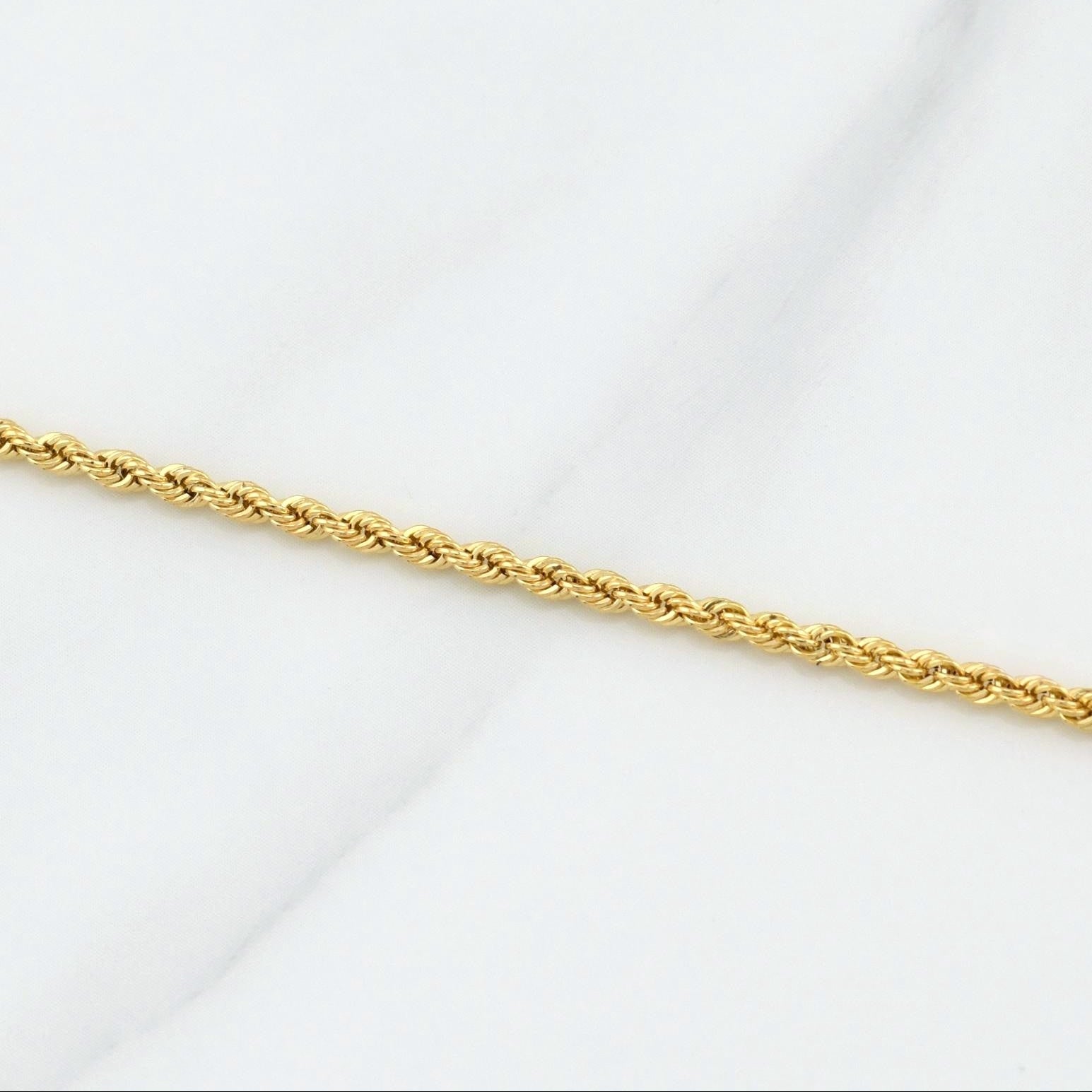 Rope Chain 3.55g / 24 in / 2.15mm Yellow Gold 18K