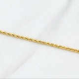 Rope Chain 3.55g / 24 in / 2.15mm Yellow Gold 18K