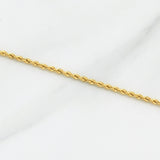 Rope Chain 1.7g / 18 in / 1.65mm 18K Yellow Gold