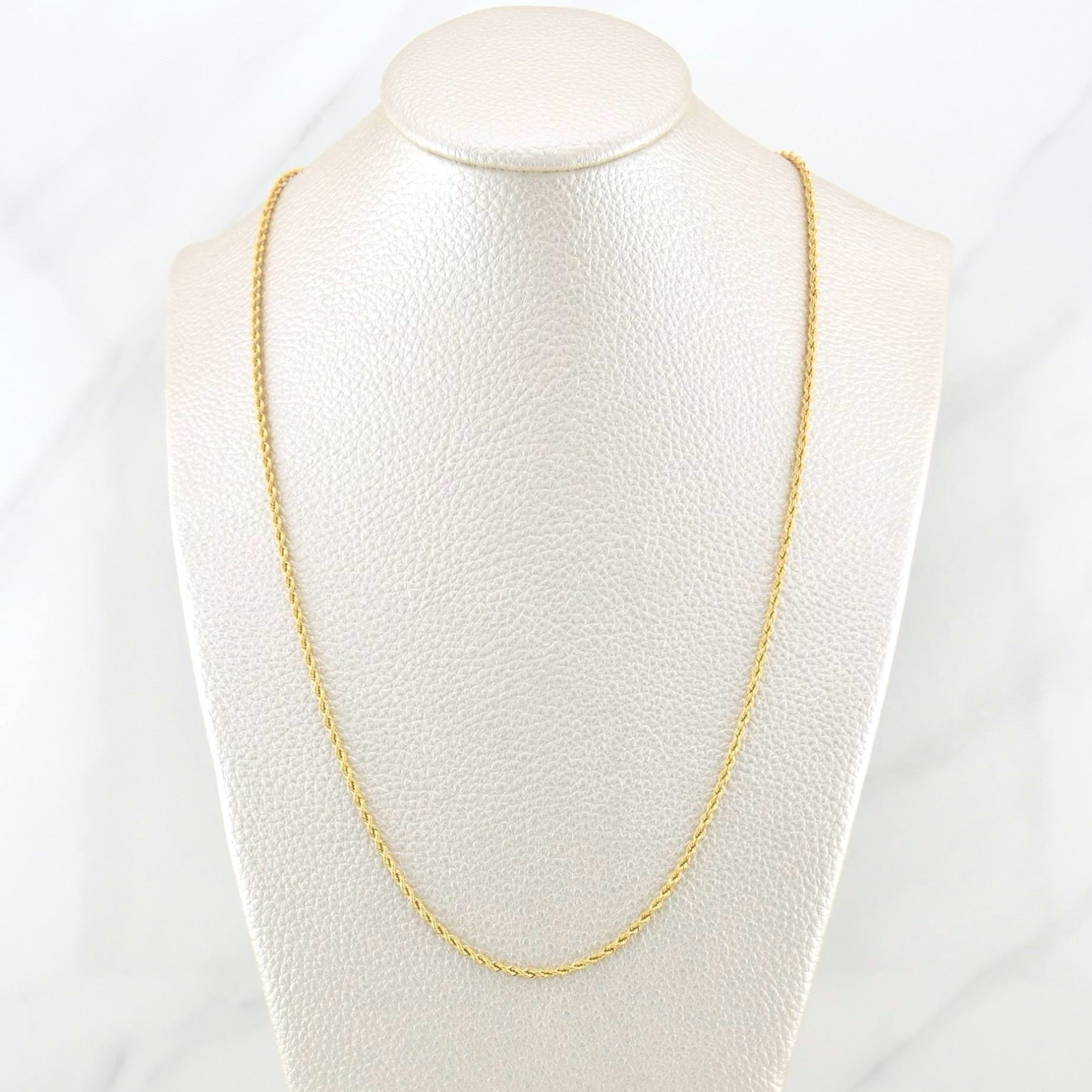 Rope Chain 2.2g / 24 in / 1.65mm Yellow Gold 18K