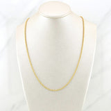 Rope Chain 1.8g / 20 in / 1.65mm Yellow Gold 18K