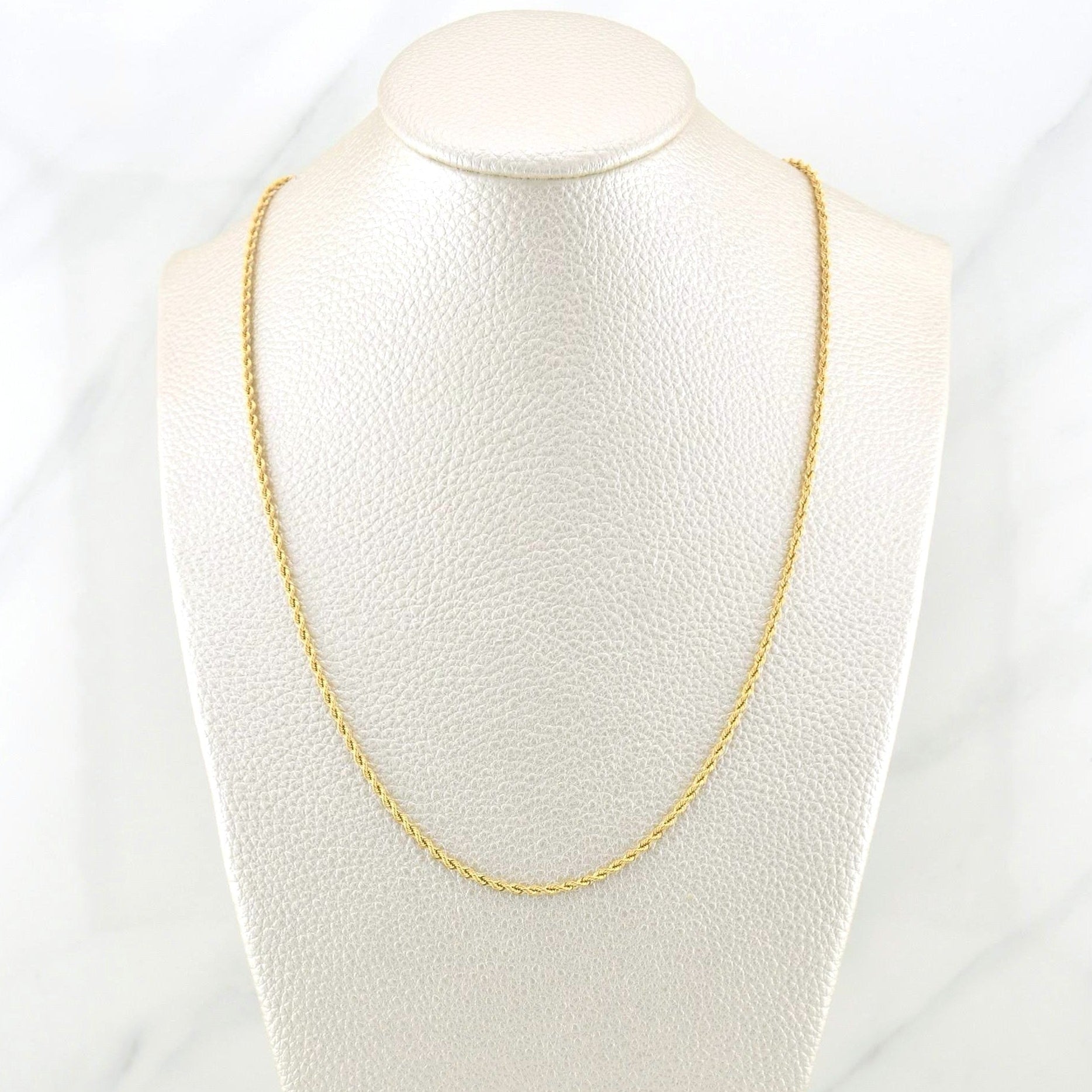 Rope Chain 1.9g / 20 in / 1.65mm Yellow Gold 18K