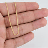 Cadena China 2.5g / 18 in / 1.45mm Oro Amarillo 18K