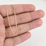 Cadena China 2.25g / 18 in / 1.5mm Oro Amarillo 18K