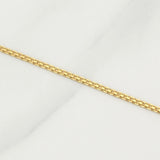 Cadena China 2g / 16 in / 1.5mm Oro Amarillo 18K