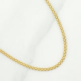 Bismark Chain 2.25g / 18 in / 1.5mm 18K Yellow Gold