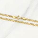 Cadena China 7g / 24 in / 3mm Oro Amarillo 18K