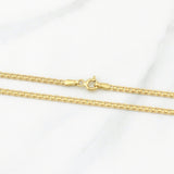 Cadena China 5.9g / 24 in / 2.25mm Oro Amarillo 18K