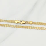 Cadena China 5g / 20 in / 3.75mm Oro Amarillo 18K