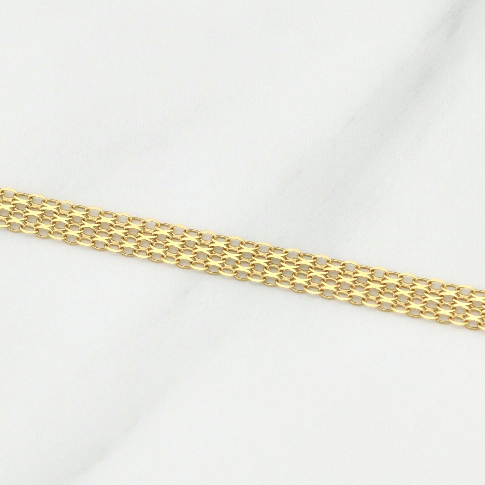 Cadena China 5g / 20 in / 3.75mm Oro Amarillo 18K