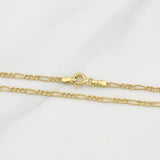 Cadena Figaro 2.2g / 20 in / 2mm Oro Amarillo 18K