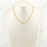 Figaro Chain 1.25g / 16 in / 1.9mm Yellow Gold 18K