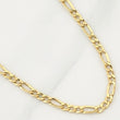 Cadena Figaro 4.1g / 24 in / 3.5mm Oro Amarillo 18K