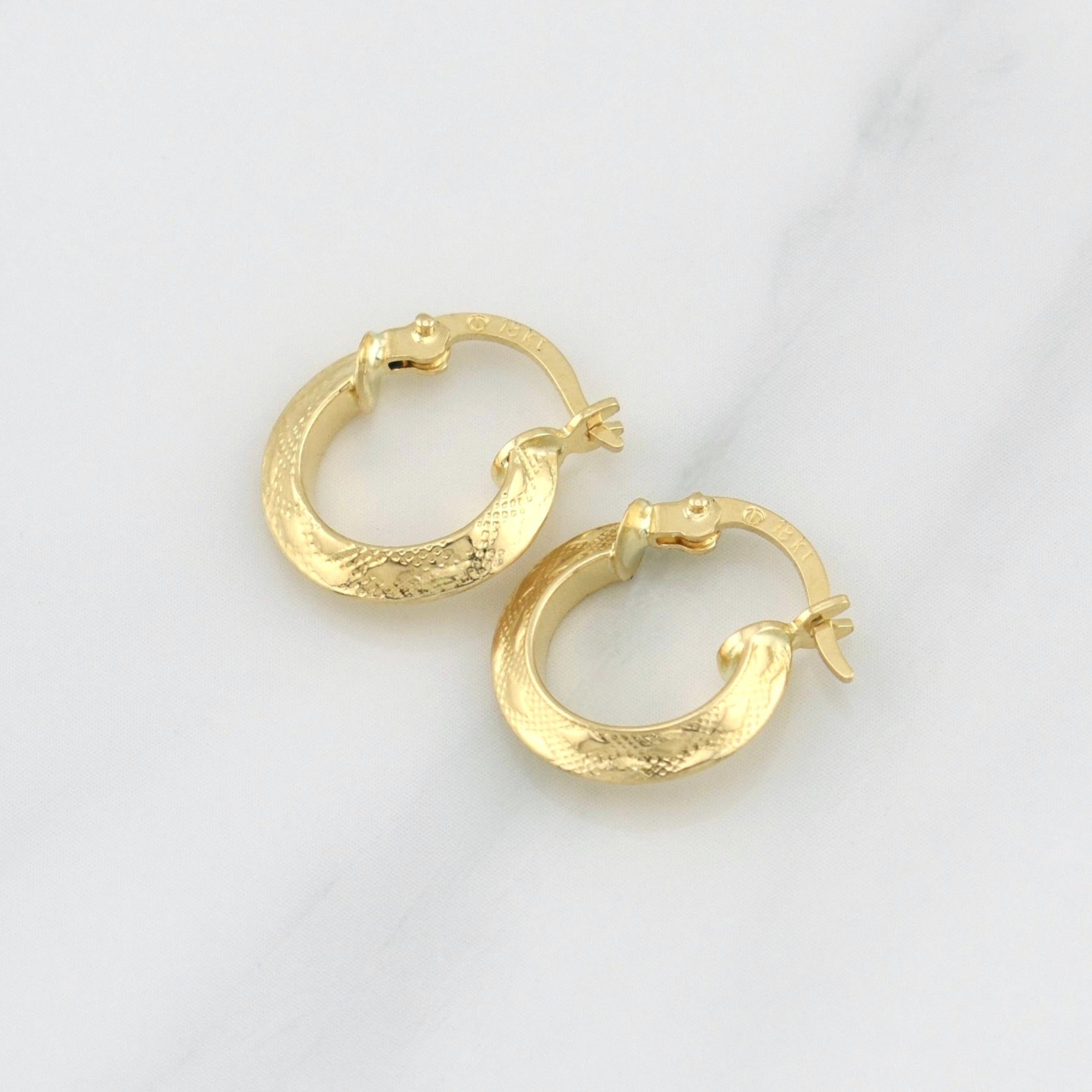Candongas Emi 1.25g / 1/2 in Oro Amarillo 18K