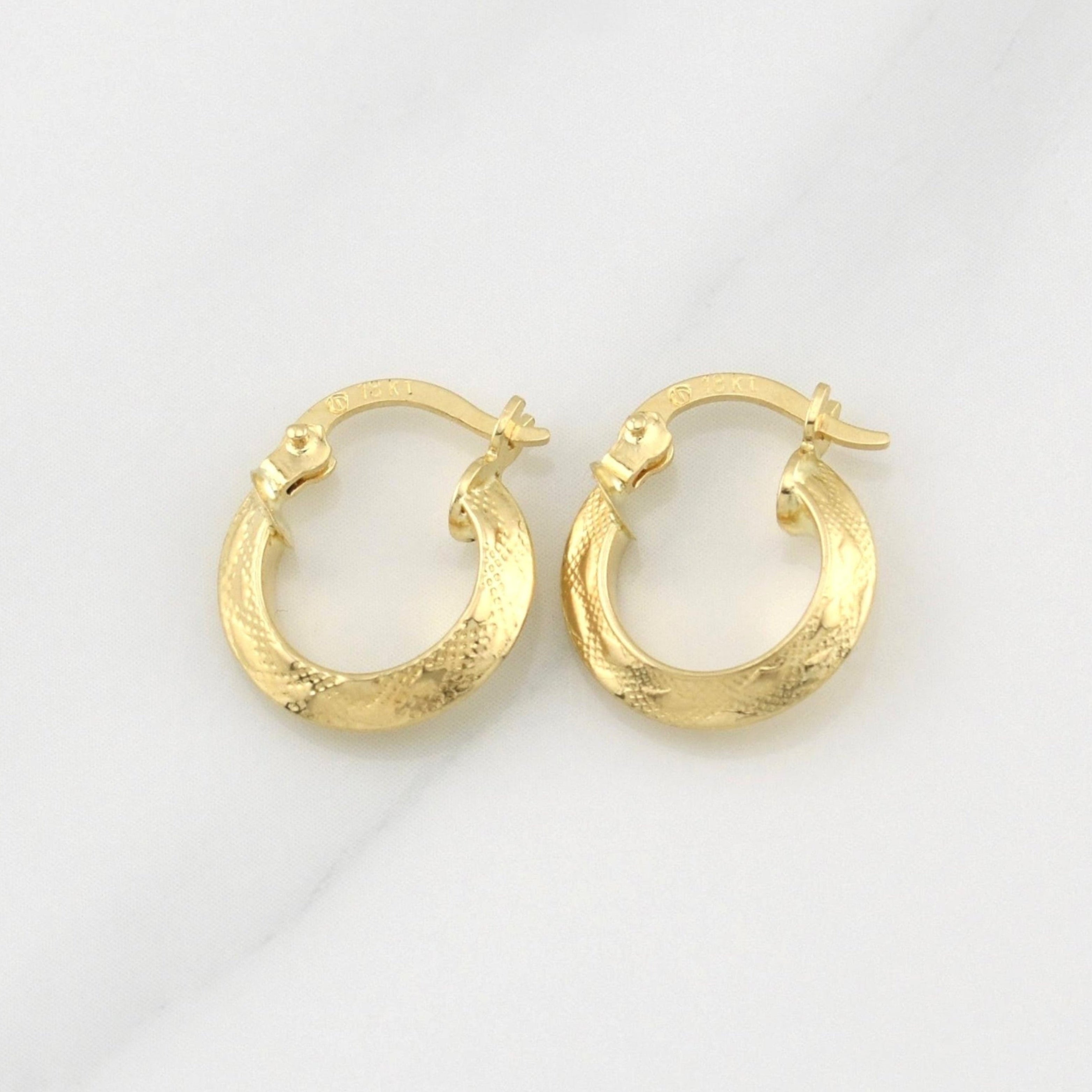 Candongas Emi 1.25g / 1/2 in Oro Amarillo 18K