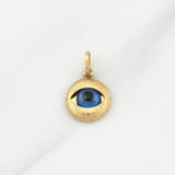 Dije Ojo Turco 0.95g / 3/4 in Oro Amarillo 18K
