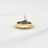 Dije Ojo Turco 0.95g / 3/4 in Oro Amarillo 18K