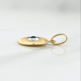 Dije Ojo Turco 1g / 3/4 in Oro Amarillo 18K