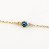 Pulso Ojo Turco 1.55g / 7 1/4 in / 5mm Oro Amarillo 18K