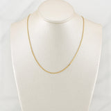 Bismark Chain 2.25g / 18 in / 1.5mm 18K Yellow Gold