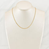 Cadena China 2.05g / 16 in / 1.5mm Oro Amarillo 18K