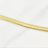 Flat Snake Bracelet Monaco 6.25g / 7 1/2 in / 5mm Yellow Gold 18K