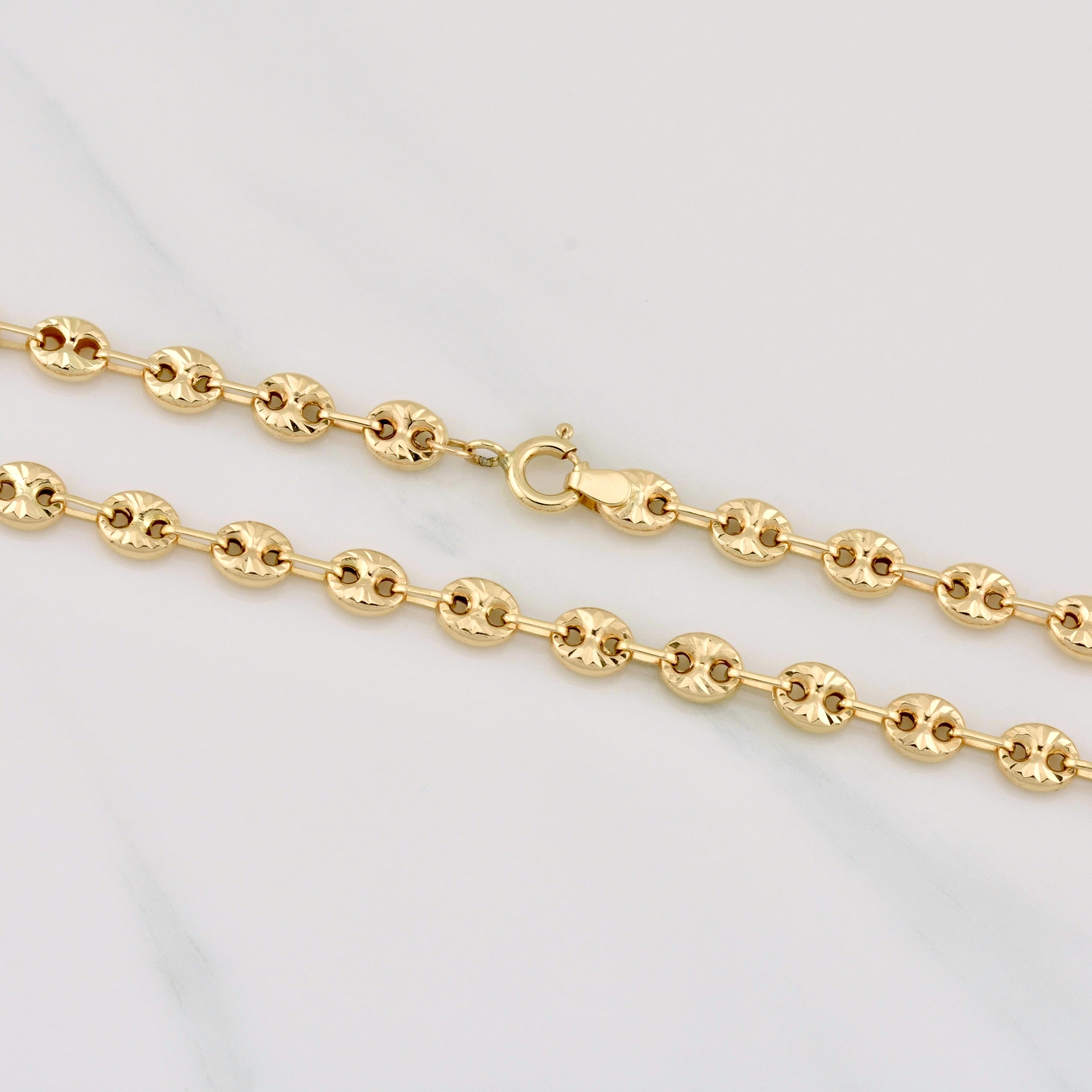 GC Chain 6.8g / 20 in / 4.2mm 18K Yellow Gold