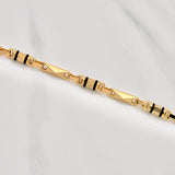 Bracelet Rustic Barrel Relief 5.05g / 8 3/4 in / 4mm Yellow Gold 18K