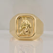 Horse Ring 3.7g / T9 Yellow Gold 18K