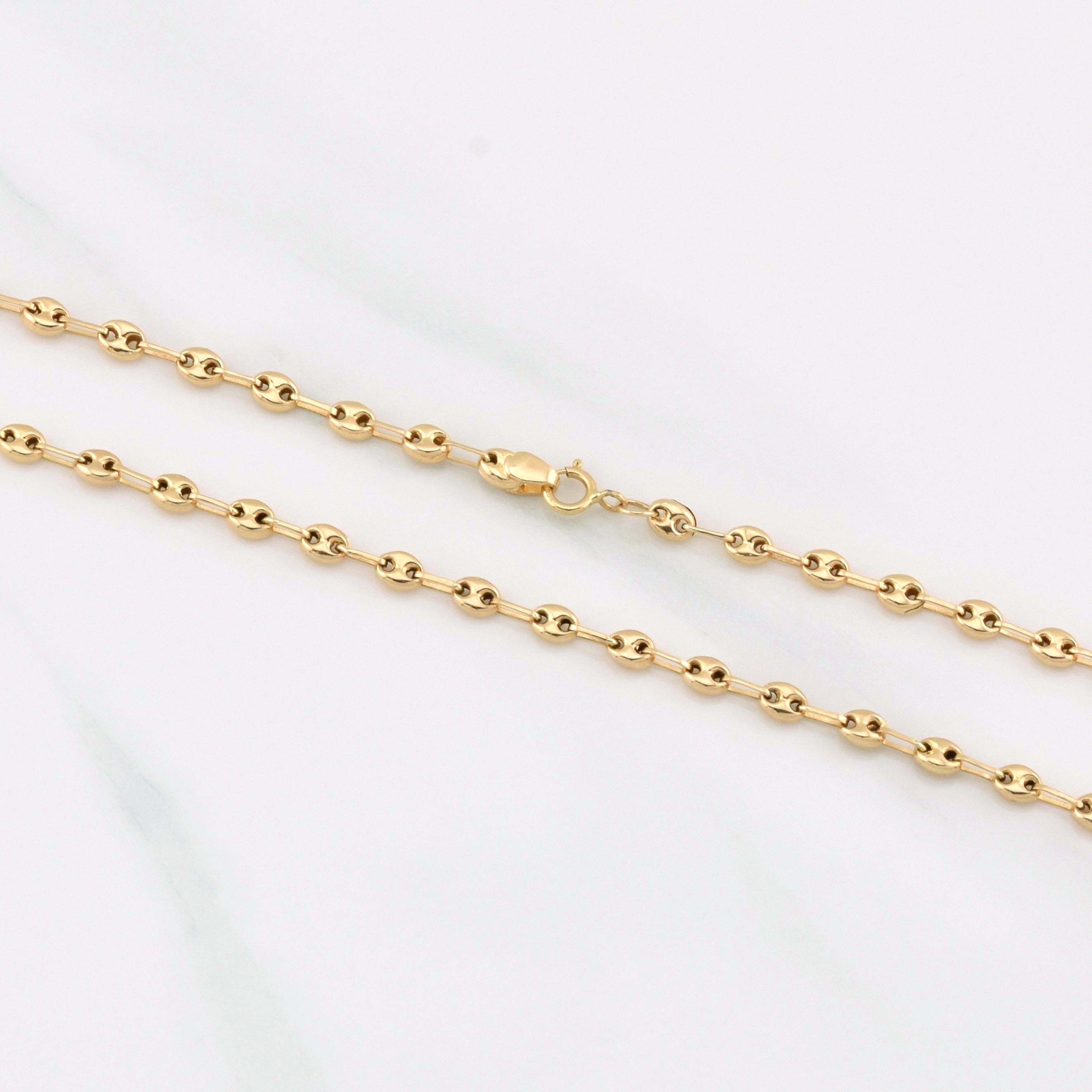 Cadena GC 4.25g / 18 in / 3.15mm Oro Amarillo 18K