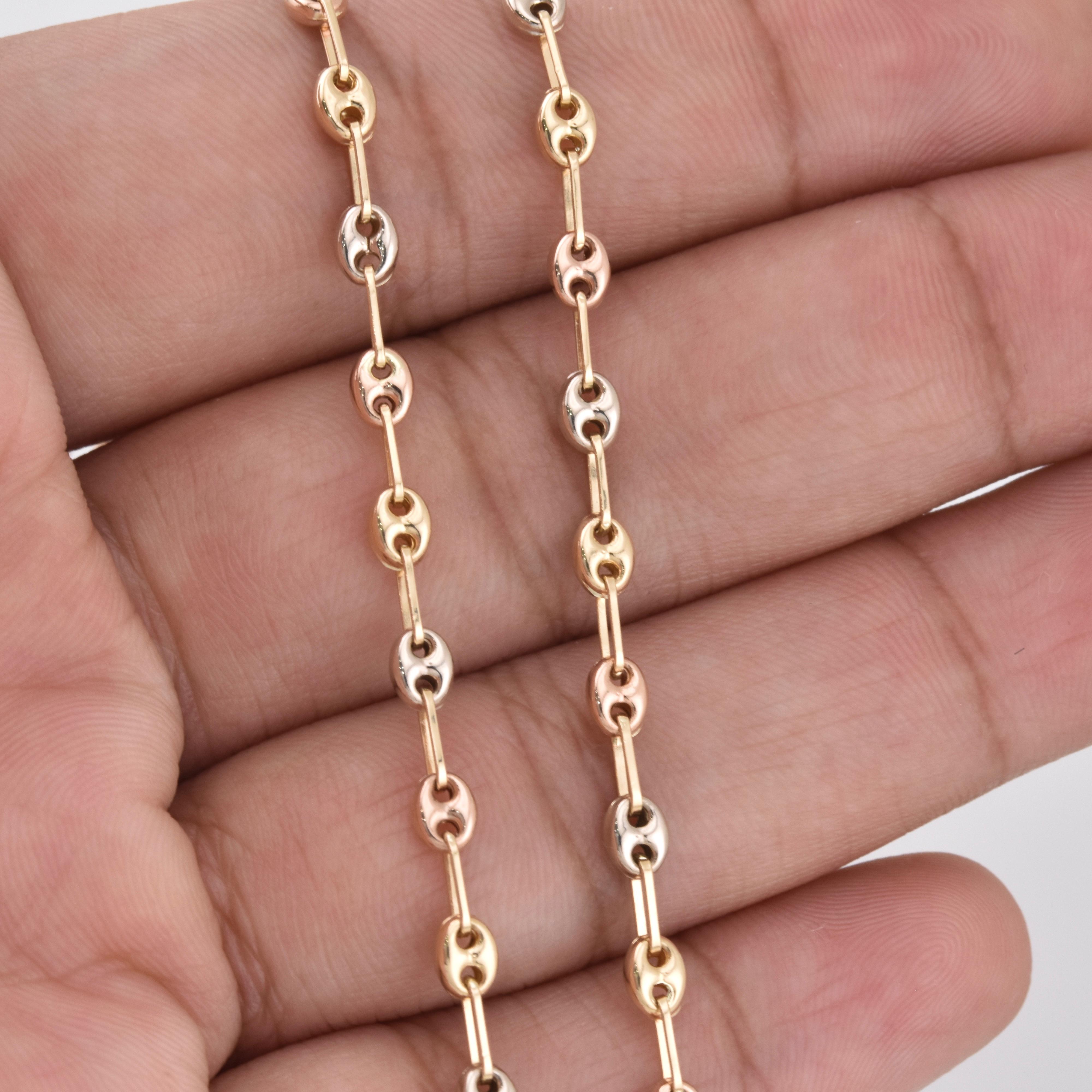 Cadena GC 5.75g / 24 in / 3.3mm Tres Oros 18K