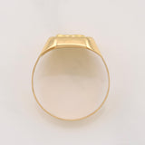Dollar Sign Ring 3.85g / T10.25 Yellow Gold 18K