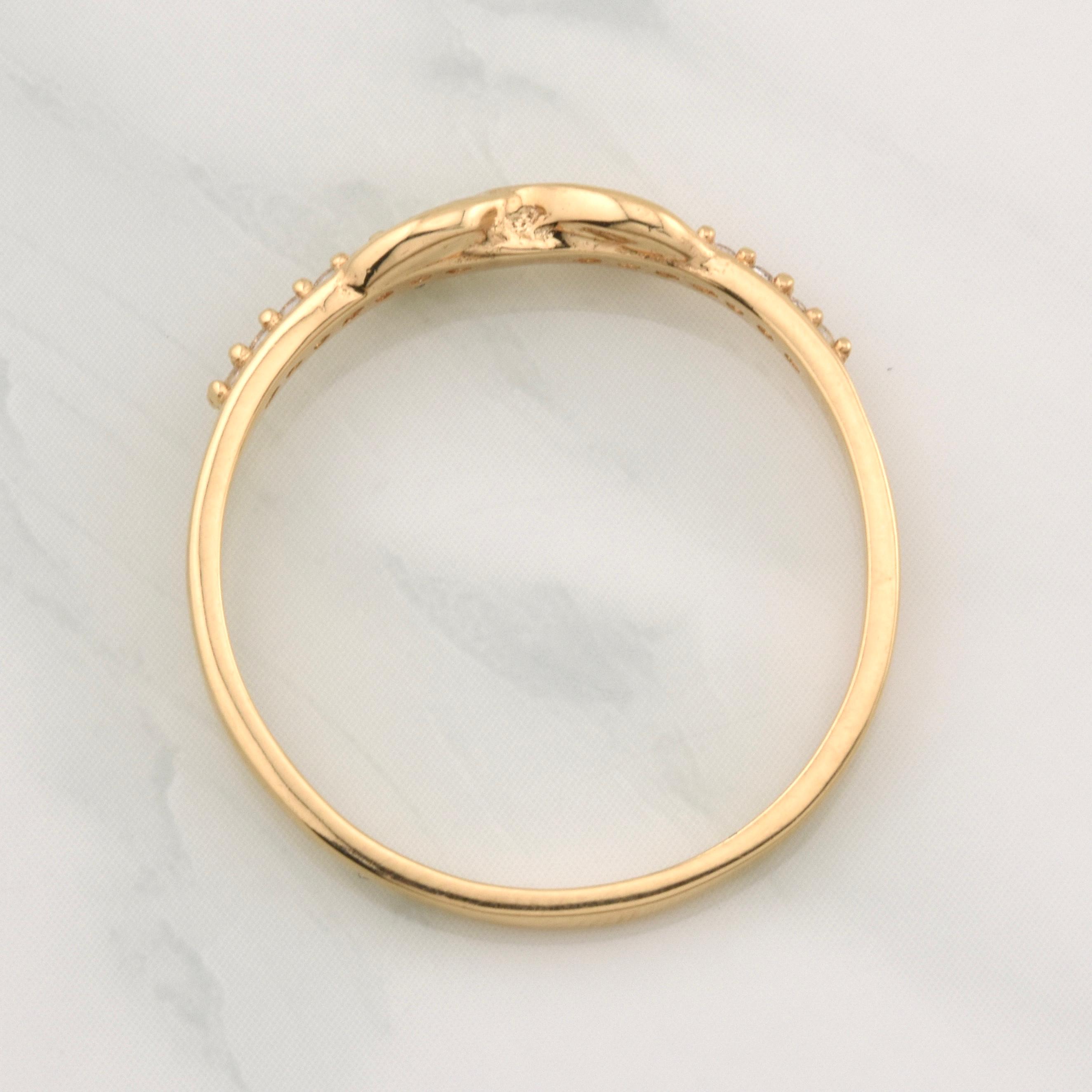 Infinity Ring 1.95g / T7.75 Yellow Gold 18K