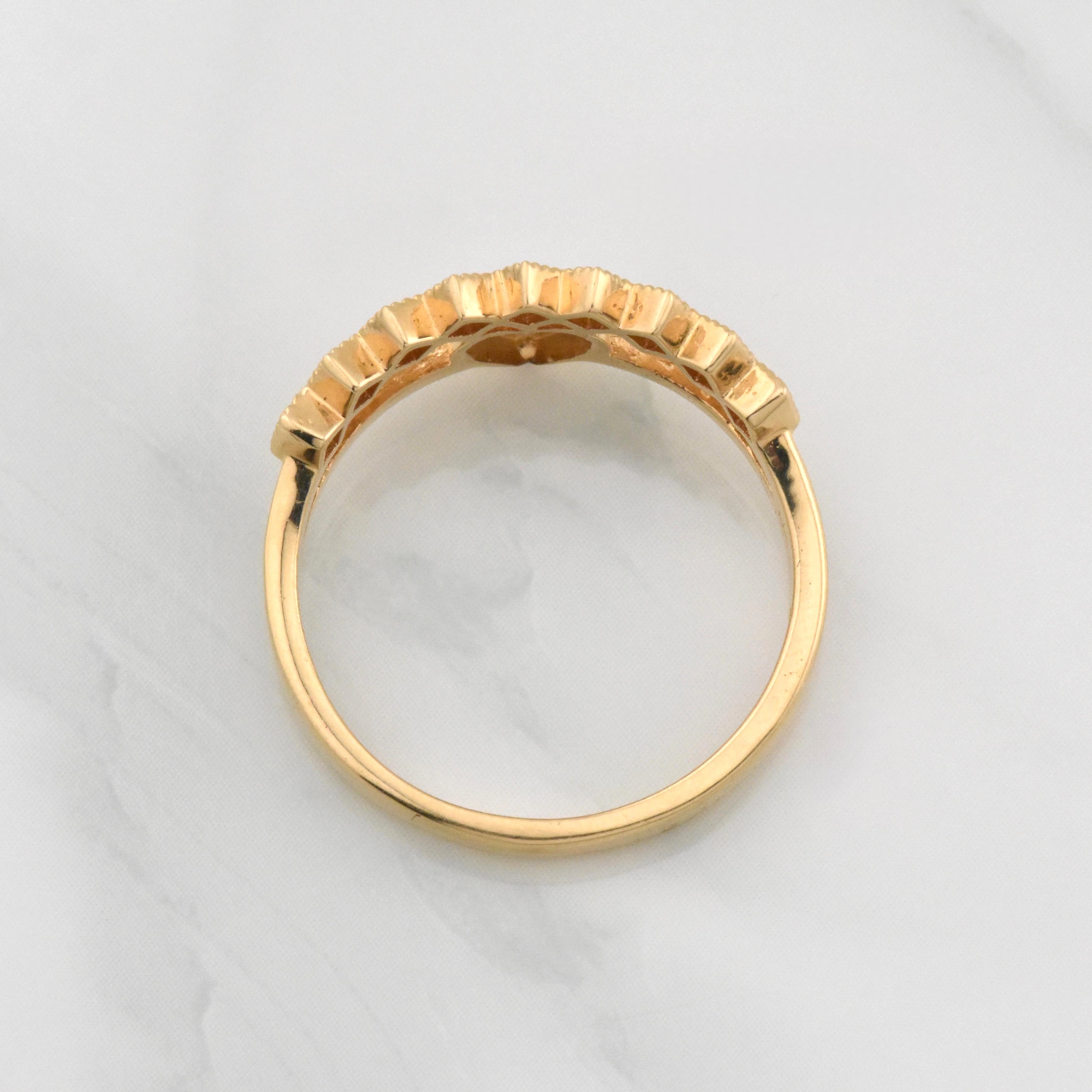 Heart Ring 2.9g / T6.75 Yellow Gold 18K