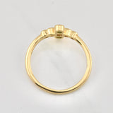 Cross Ring 1.65g / T4.5 Yellow Gold 18K