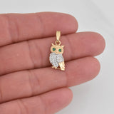 Dije Buho 1.2g / 3/4 in Oro Amarillo 18K