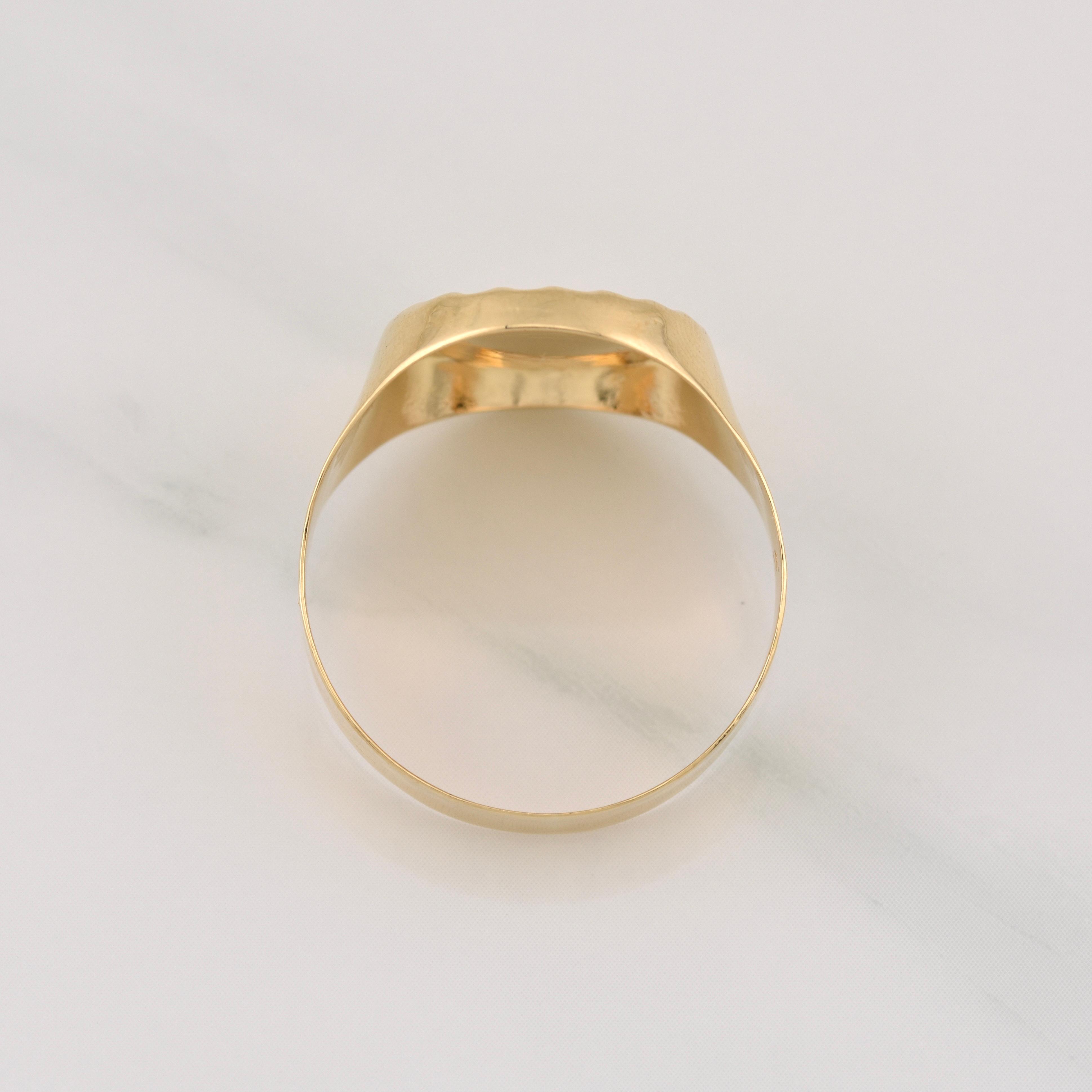 Virgin of Carmen Ring 3.7g / T10.75 Yellow Gold 18K