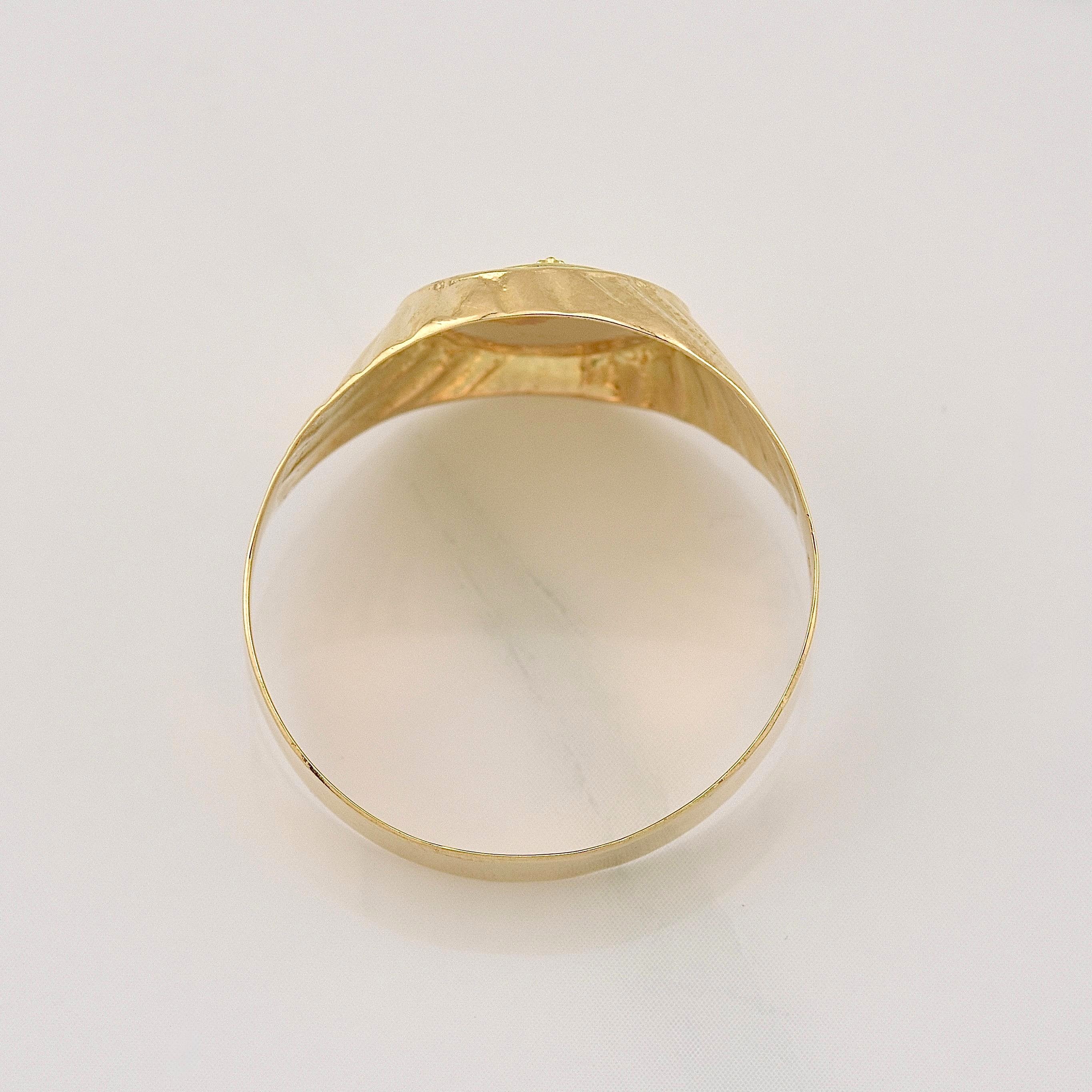 Virgin of Carmen Ring 3.5g / T11.25 Yellow Gold 18K