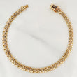 Cuban Links Bracelet Infinity 6.55gr / 7.2in / 18K Gold +4$